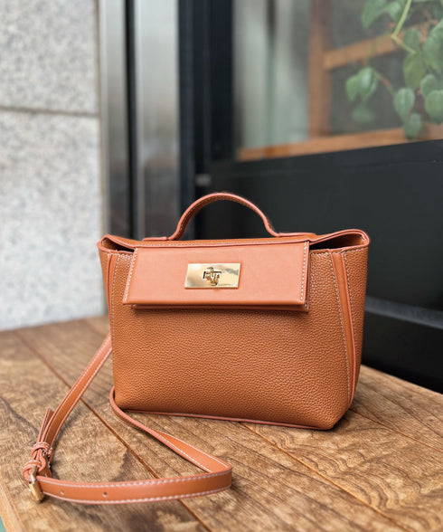 2WAYターンロックミニショルダーハンドバッグ 12-1174